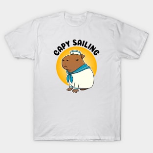 Capy Sailing Capybara Sailor T-Shirt